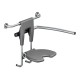 KWS 'ERGO' E300 82.8250 Suspended Seat With Wall Support & Armrest On One Side KWS 'ERGO' E300 82.8250 Suspended Seat With Wall Support & Armrest On One Side