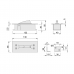 KWS Floor Mounted Door Holder Flush Pattern - 80kg