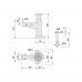 KWS Floor Mounted Foot Operated Door Holder - 80kg KWS Floor Mounted Foot Operated Door Holder - 80kg