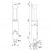 KWS Foot Operated Door Holder With Floor Socket - 100kg