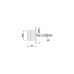 KWS Door Stop / Buffer With Plate