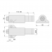 KWS Projection Door Stop / Buffer - Sprung KWS Projection Door Stop / Buffer - Sprung