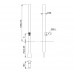 KWS Post C/W Door Buffer - Build-In