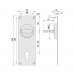 KWS Flush Ring Handle - 70mm x 200mm KWS Flush Ring Handle - 70mm x 200mm