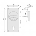 KWS Flush Ring Handle - 100mm x 200mm KWS Flush Ring Handle - 100mm x 200mm