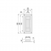 KWS Flush Handle 90x200mm