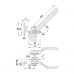 KWS Cast Iron Locking Handle with clamp strike plate