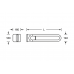 KWS 'ERGO' E300 82.8224 Drop Down Support Rail Spring Loaded KWS 'ERGO' E300 82.8224 Drop Down Support Rail Spring Loaded