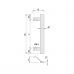 KWS Cranked Rectanglar Pull Handle