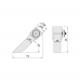 KWS Square Modular 45 Deg End Support -30mm- Concealed