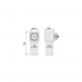 KWS Square Modular Straight End Support - 2 Part Inline -30mm- Concealed Fix KWS Square Modular Straight End Support - 2 Part Inline -30mm- Concealed Fix