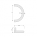 KWS Semi-Circular Pull Handle