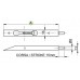 D&E '58' Lever Action Flush Bolt - Nickel Plated