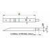 D&E '59' Slide Action Flush Bolt - Nickel Plated