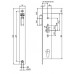 NEMEF 9620 Series HD Narrow Style Latch Lock For Narrow Stile Doors NEMEF 9620 Series HD Narrow Style Latch Lock For Narrow Stile Doors