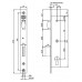 NEMEF 9680 Series HD Narrow Style Roller Latch Sashlock For Narrow Stile Doors NEMEF 9680 Series HD Narrow Style Roller Latch Sashlock For Narrow Stile Doors