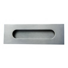 D&E APC NO.12 RECTANGULAR FLUSH HANDLE - SF - 150X50MM SQ - SSS