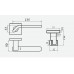 D&E APC 2555K LEVER ON SQ/ROSE - INCL. PZ ESC - SSS D&E APC 2555K LEVER ON SQ/ROSE - INCL. PZ ESC - SSS