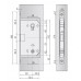 ARLU Magnetic lock cases - 50mm B/S - MCP