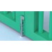 Drop Down Barrel Bolt With Security Lip For Garage Doors & Gates - For screw fix or welding on