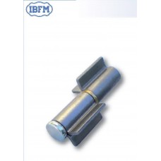 HD WELD ON STEEL HINGE - 2 WINGS - REMOVEABLE PIN - W-BRASS RING - 90MM - 30KG - NF