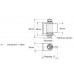 H523 Adjustable Gate Hinge - 150kg