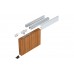 HELM MK-L 80 H 114 'Timber' Sliding Door Kit Including Track - Max. 80kg