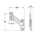 D&E Concealed Fix Window Restrictor - LH or RH - Natural Finish D&E Concealed Fix Window Restrictor - LH or RH - Natural Finish
