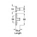 D&E JBC423-JBC428 Studs to Suit Concealed Fix Window Restrictor D&E JBC423-JBC428 Studs to Suit Concealed Fix Window Restrictor