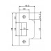 NEMEF STRIKE PLATE FOR N/S LATCHLOCK / NIGHTLATCH - SSS